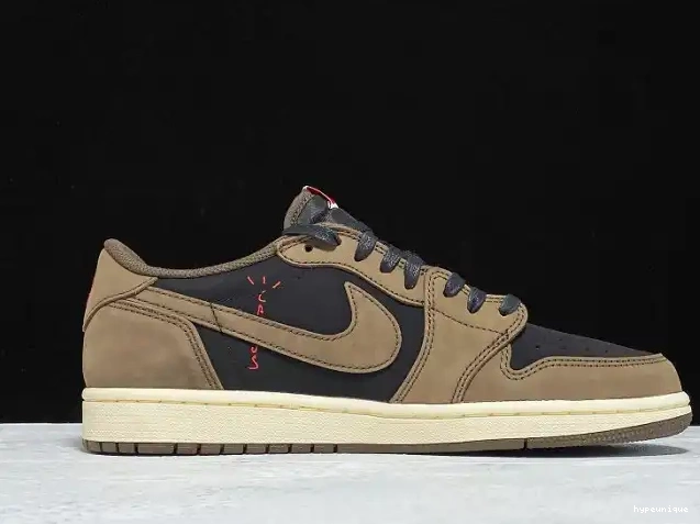 HYPE x Air OG Travis Low Mocha SP Jordan Scott 1 Dark CQ4277-001 0623